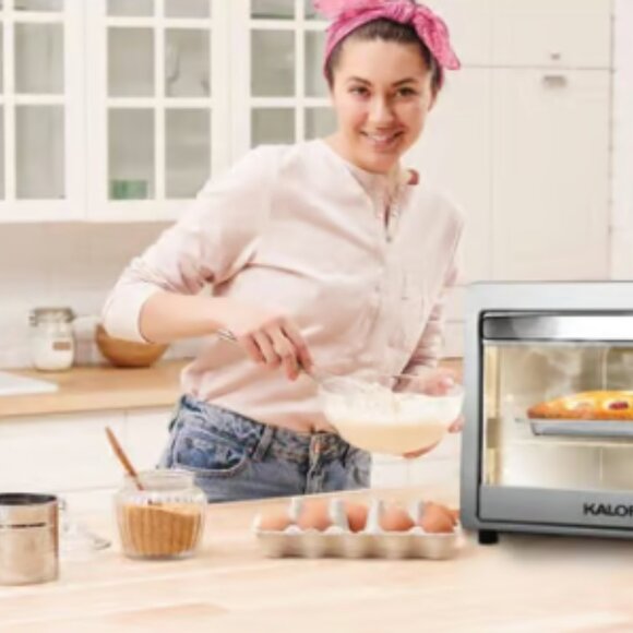 22qt. Programmable Air Fryer & Oven. Stainless steel, Kalorik - Picture 3 of 6